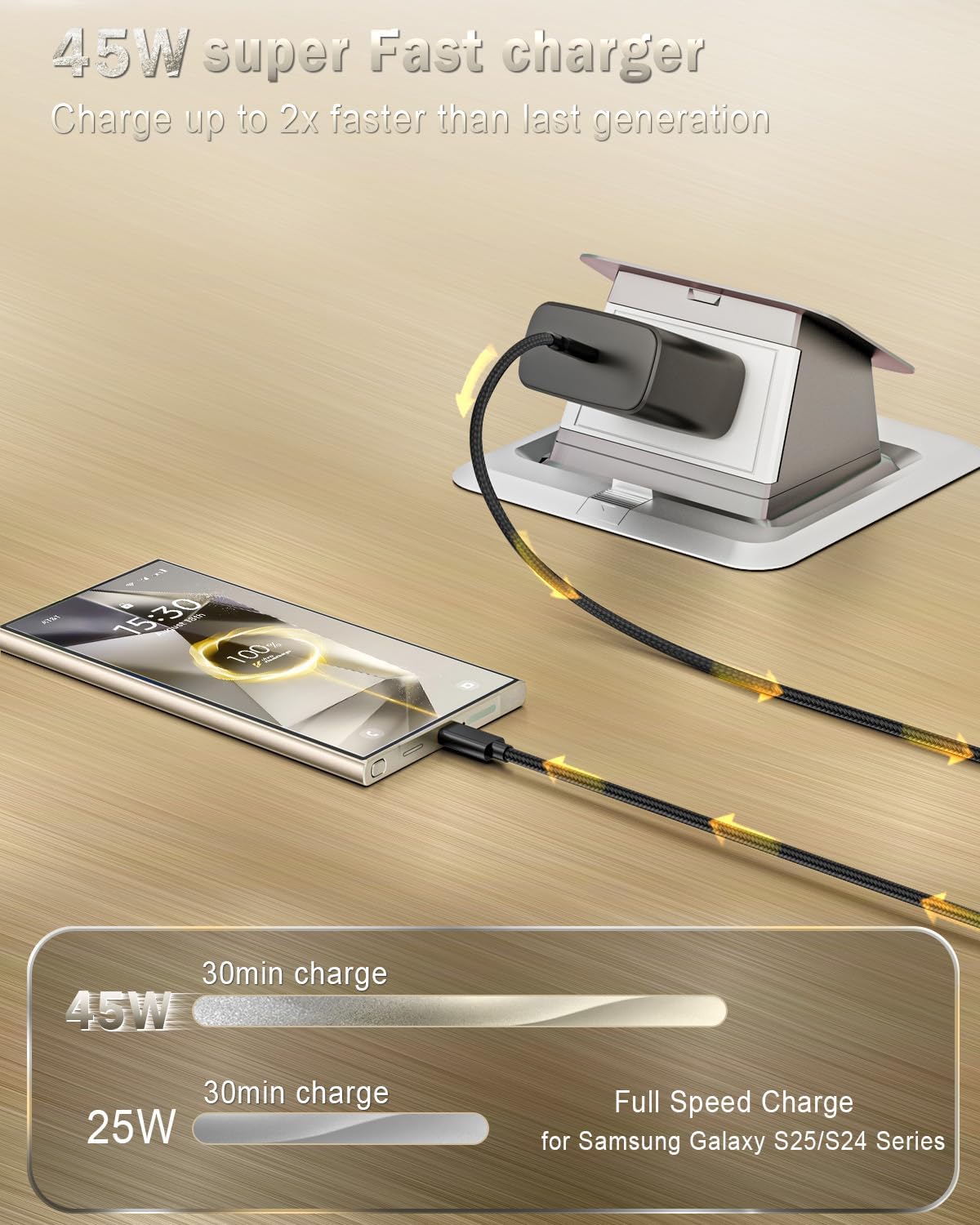 מטען אלחוטי מהיר Samsung Fast Charge – חדש באריזה